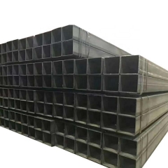 High Quality Welded Black Carbon Square Rectangular Steel Pipe / Tube