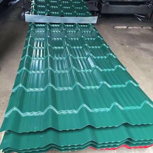 Prepainted Color Coated Corrugated Roof Iron Galvanized Metal Roofing Sheet