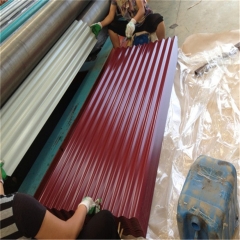Best Selling Z40-275 Galvanized / Color Coated Corrugated Sheet For Roofing
