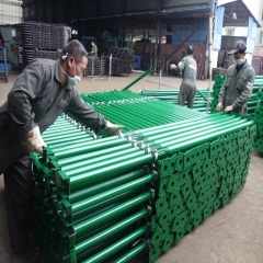 Q235B Steel Pipe Material Adjust Height Telescopic Prop Scaffolding Screw Props