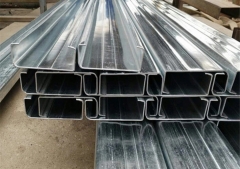 Hot Sale Standard Size Galvanized Structural Steel C Channel Purlins