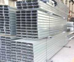 Hot Rolled Carbon Profile C Shaped Metal Building Steel C Channel