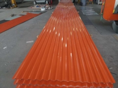 Galvanized Corrugated Steel / Iron Roofing Sheets Color Coated Sheet Price