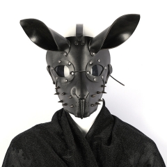 2021 New Halloween Leather Bunny Masks