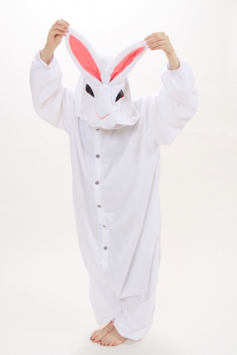 White Rabbit Kigurumi Onesies Pajamas