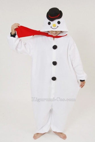 Christmas Snowman Kigurumi Animal Onesies Costumes