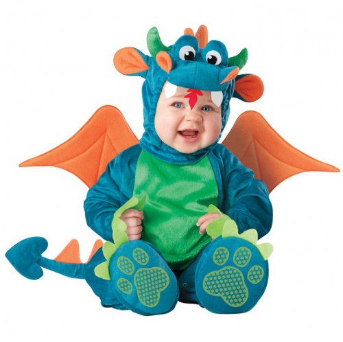 Baby Dragon And Pink Dragon Child Romper Costume