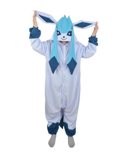 Pokemon Glaceon kigurumi Onesies Costumes