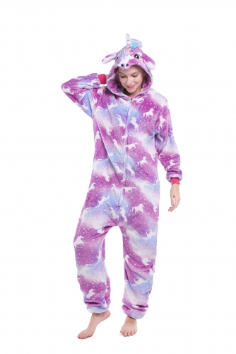 Purple Unicorn Rainbow Onesies Pajama