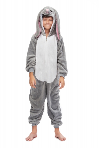 Hoodlum Rabbit Kids Kigurumi Onesies Pajama