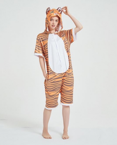 Kigurumi Tigger Short-Sleeved Summer Pajama