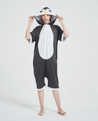 Kigurumi Penguin Short-Sleeved Summer Pajama