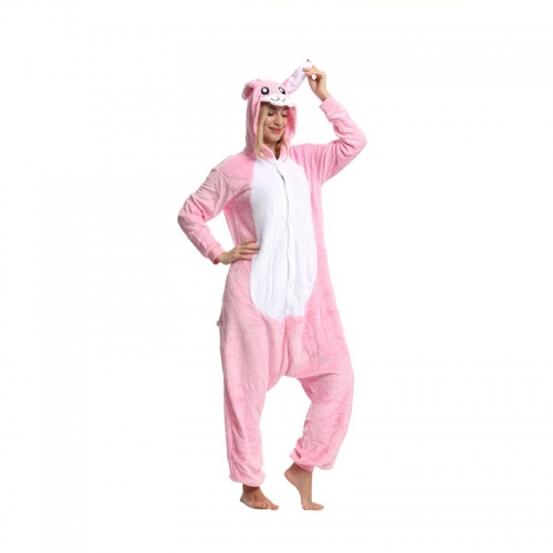 Cute Pink Bunny Onesies Pajama