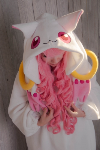 Magia Record Kyubey Kigurumi Onesies