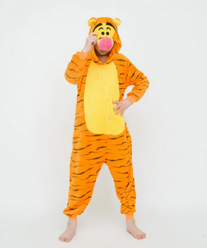 Kids 3D Jumping Tiger Onesie