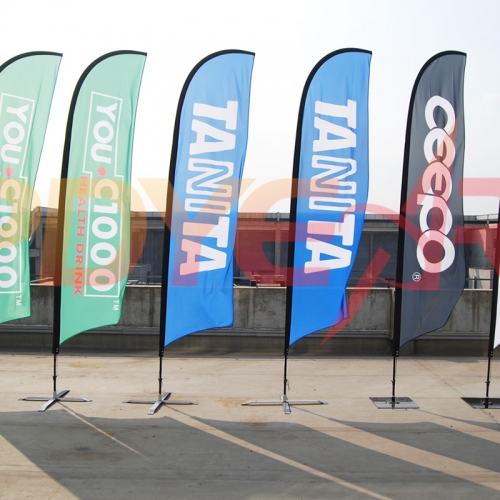 full color print feather flag banners