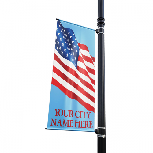 Street Pole Flag Banner 60x90CM (One Side)