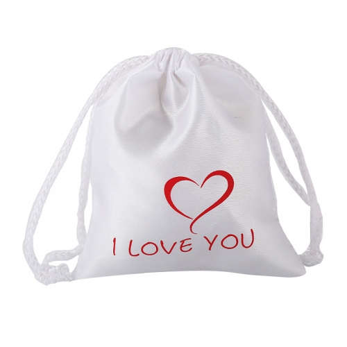 Love you satin bag
