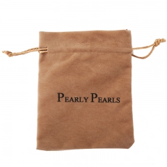 Pearly pearls velvet bag