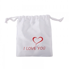 Love you satin bag