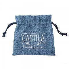 Blue cotton bag