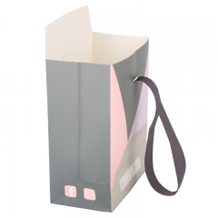 Cheap small gift paper bag, snack food packaging bag,fast food packing bags,accessories bags,ribbon closure on one side