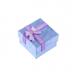 Blue jewelry gift box