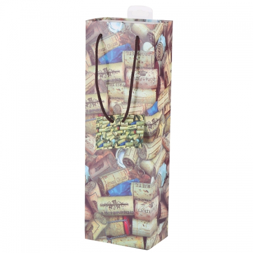 custom printed hand gift shopping paper bag,christmas bag with hook for display