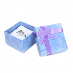 Blue jewelry gift box