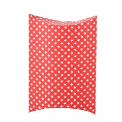 Dot printing pillow shaped gift box