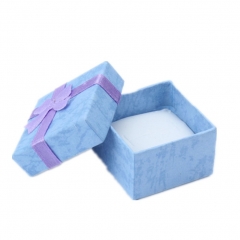 Blue jewelry gift box