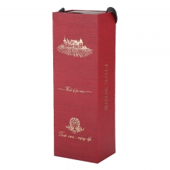 wine&liquor gift box with ribbon handles