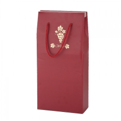 Wine Gift Box - Reusable Caddy - Easy to Assemble - No Glue Required - rope handle - Corrugated Design  - Sancerre Collection