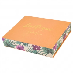 Custom Logo Handmade Rigid Cardboard Magnetic Closure Luxury Paper Gift Box with Mirror