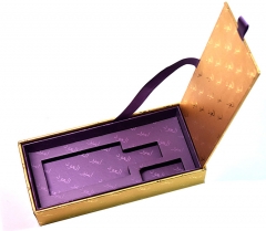 gold perfume cardboard packaging box