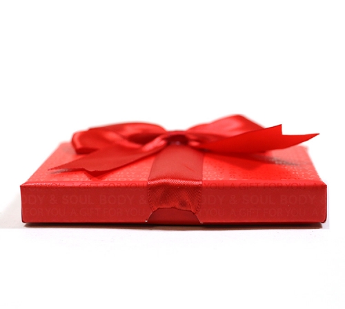red UV printing cardboard gift packaging box