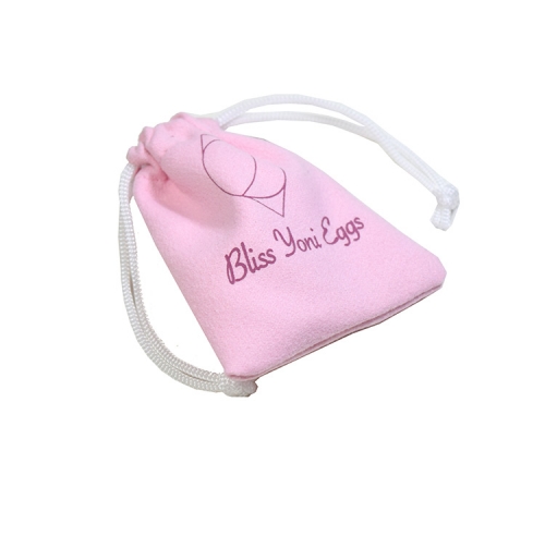 pink velvet drawstring bag for jewelry