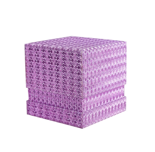 purple glittery gift box santa's gift