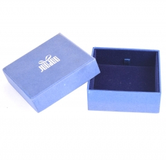 blue art paper box foam insert