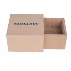 slide cardboard jewerly box ineer velvet drawer