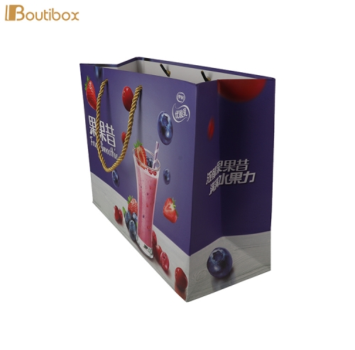 milk packaging bag and box paper carrier bag
