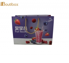 milk packaging bag and box paper carrier bag