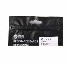 plastic zip pouch bag for resistance bands