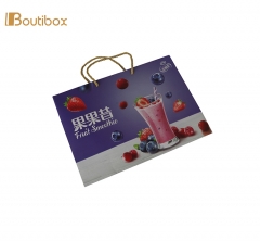 milk packaging bag and box paper carrier bag