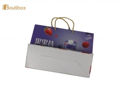 milk packaging bag and box paper carrier bag
