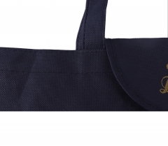 Reusable wholesale zippered non woven tote bag