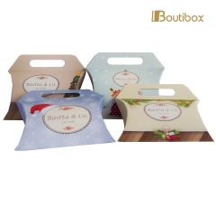 Promotional Cheap Price Kraft Pillow Boxes Image/ Printing Customized High Quality Pillow Shape Box