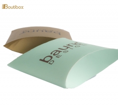 Promotional Cheap Price Kraft Pillow Boxes Image/ Printing Customized High Quality Pillow Shape Box