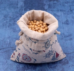 Small Indian white Cotton Pouch Bag For Promotion