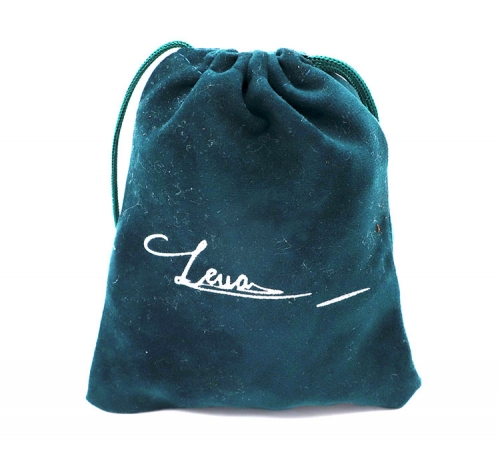 Small suede turquoise draw string bags